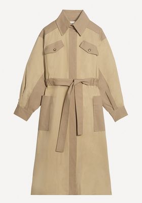 Alexi Belted Stretch-Cotton Coat, £450 | Ba&Sh