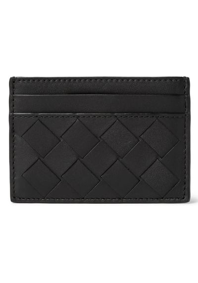 Intrecciato Leather Cardholder from Bottega Veneta