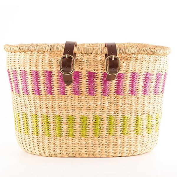 Akan Handwoven Bike Basket