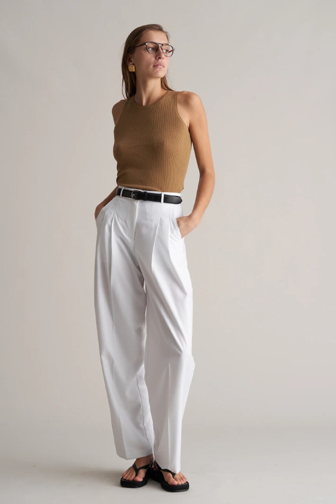 Daphne Pintuck Tencel Trousers from Marcéla