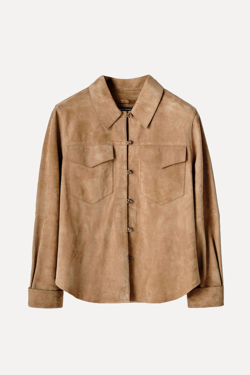Suede Shirt from Mint Velvet