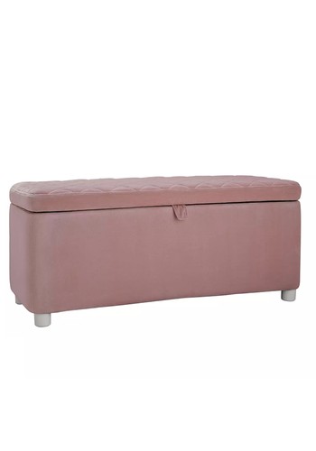 Mila Large Velvet Ottoman