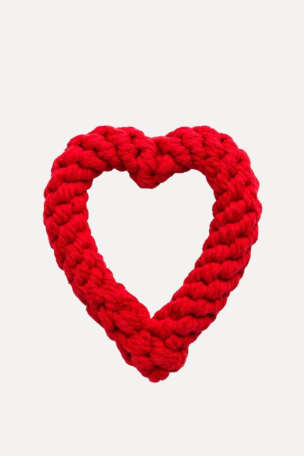 Heart Rope Dog Toy from Daylesford