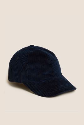 Cord Baseball Cap from M&S Collection