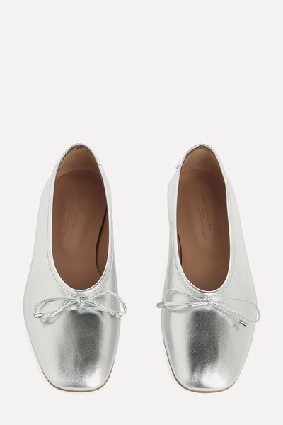 Leather Ballerinas from ARKET