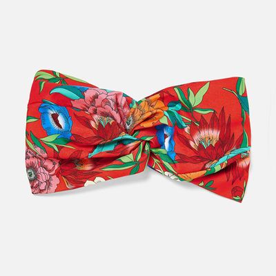 Floral Turban-Style Headband from Zara