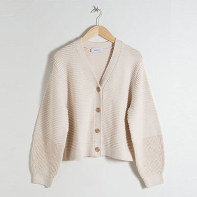 Cropped Cotton Cardigan from Stories