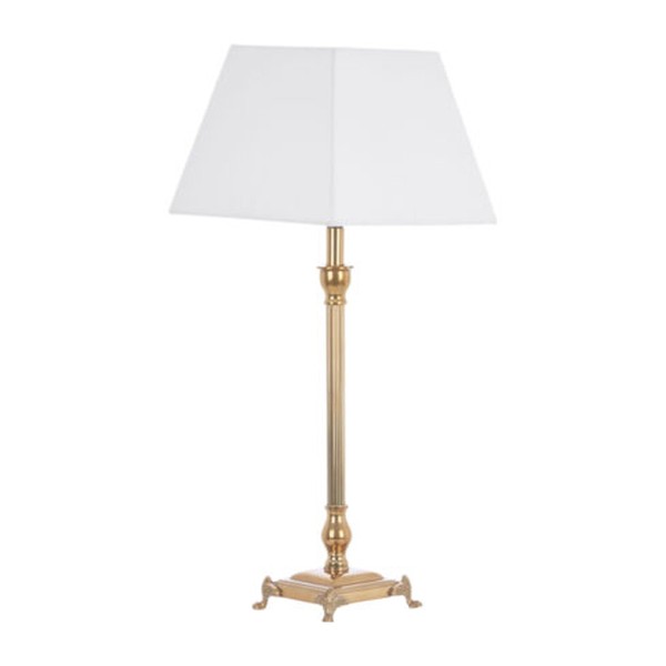 Brass Tone Table Lamp