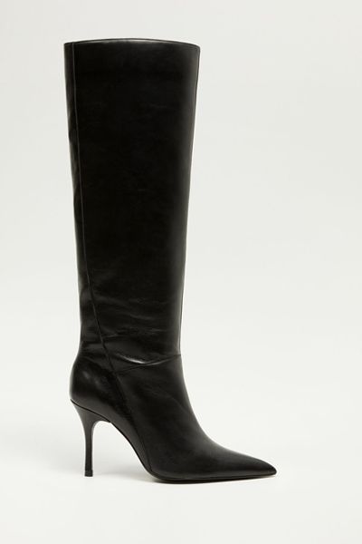 Heel Leather Boot from Mango