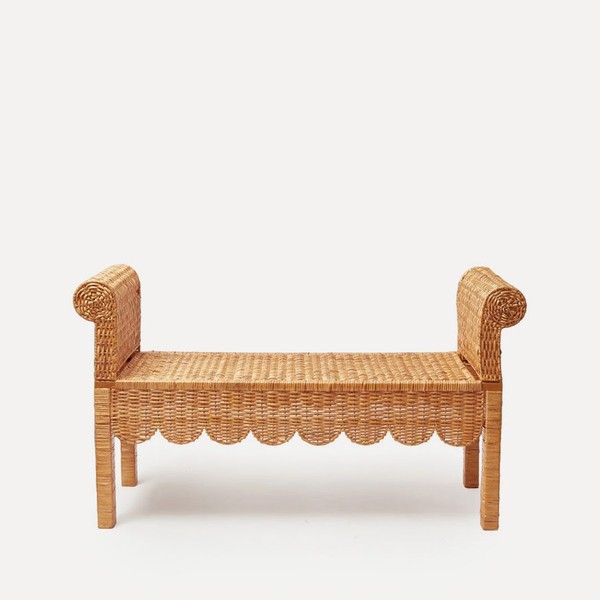 Thea Rattan Bench from Mrs. Alice