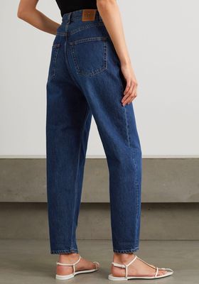 High-Rise Tapered Organic Jeans from Totême