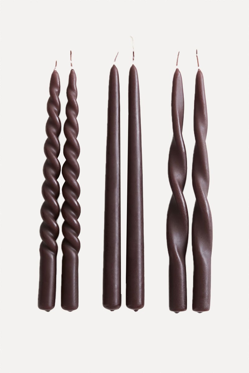 Pack Of 6 Taper Candles