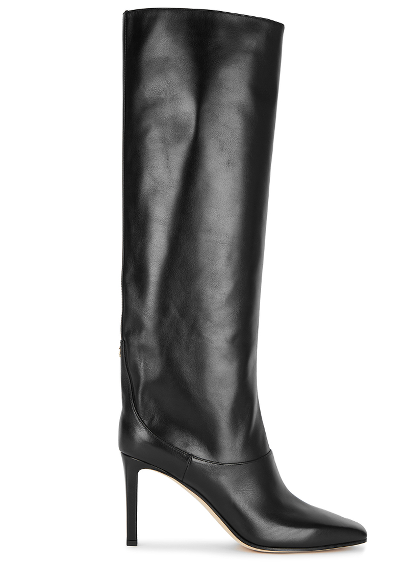 Mahesa 85 Leather Knee High Boots from Jimmy Choo