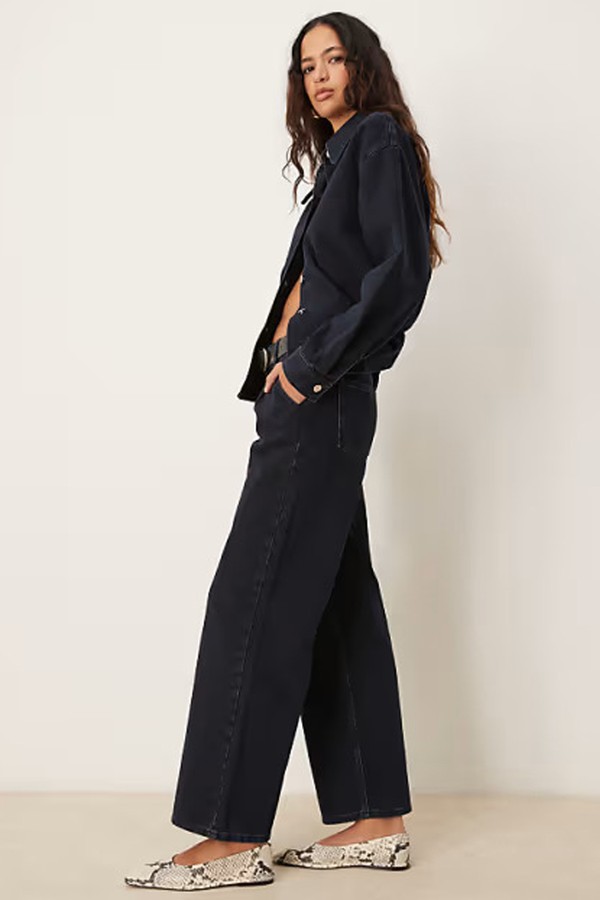 Pleated Boyfriend Jeans from ASOS DESIGN