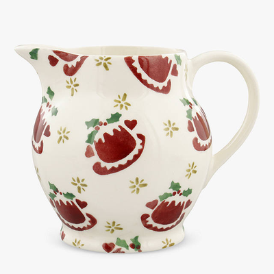 Christmas Pudding Half Pint Milk & Cream Jug