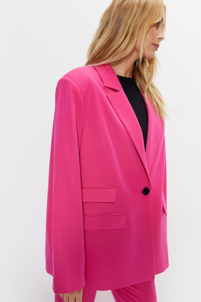 Tailored Single-Breasted Blazer from Warehouse