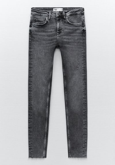 Washed Black Skinny Jeans from Zara