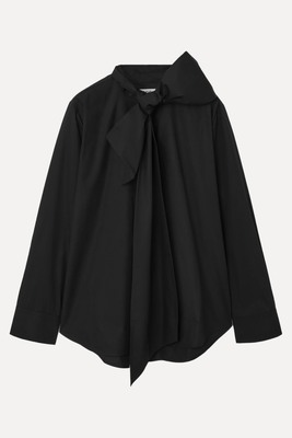 Oversized Bow-Detail Blouse from COS