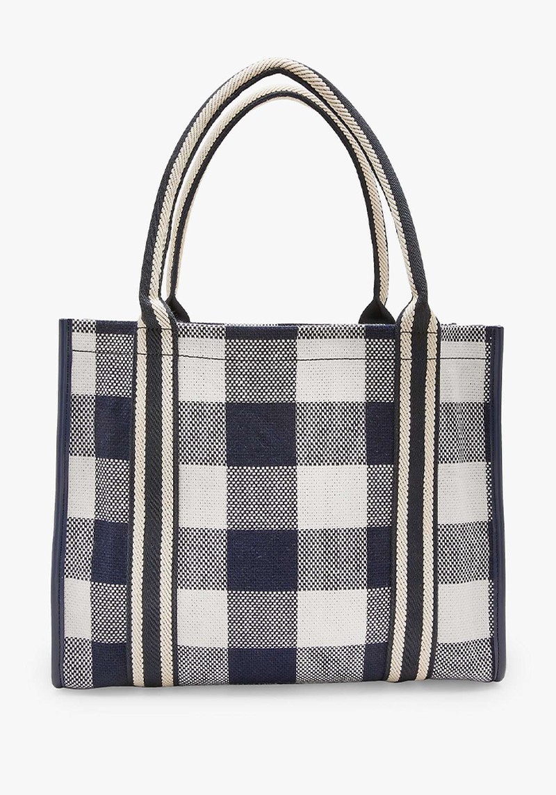 Structured Gingham Tote Bag from Boden