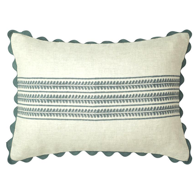 Bel Stripe Cushion from Birdie Fortescue 