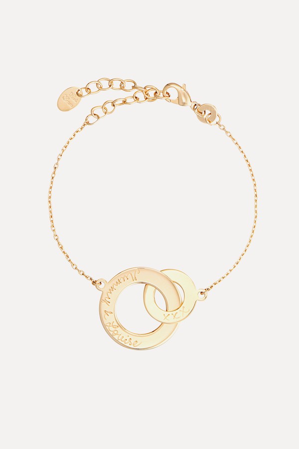 Personalised Intertwined Chain Bracelet