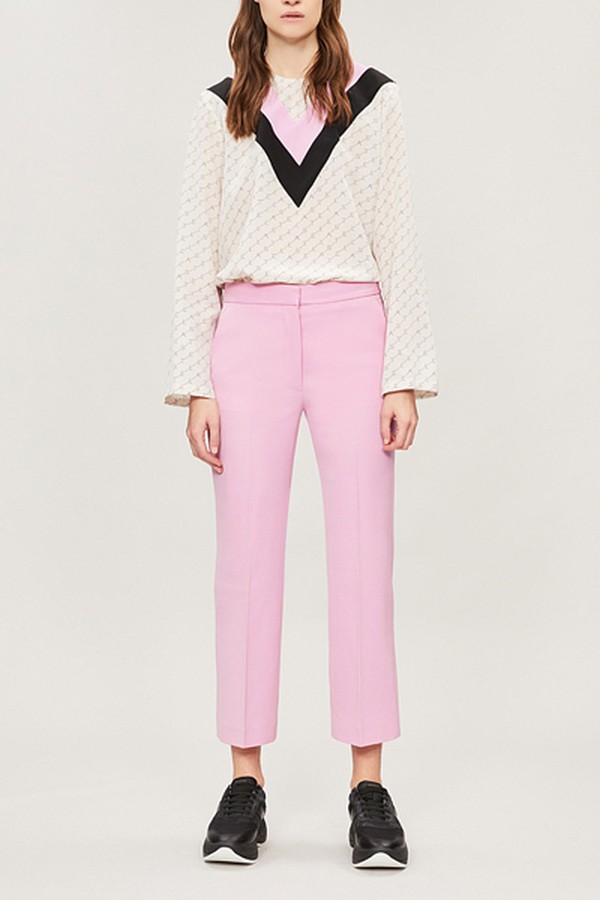 Straight Cropped Wool Trousers from Stella McCartney