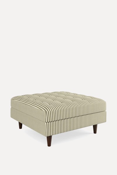 Zoe Square Storage Footstool from Dunelm