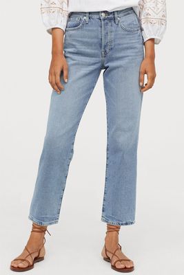 Straight High Ankle Jeans from H&M