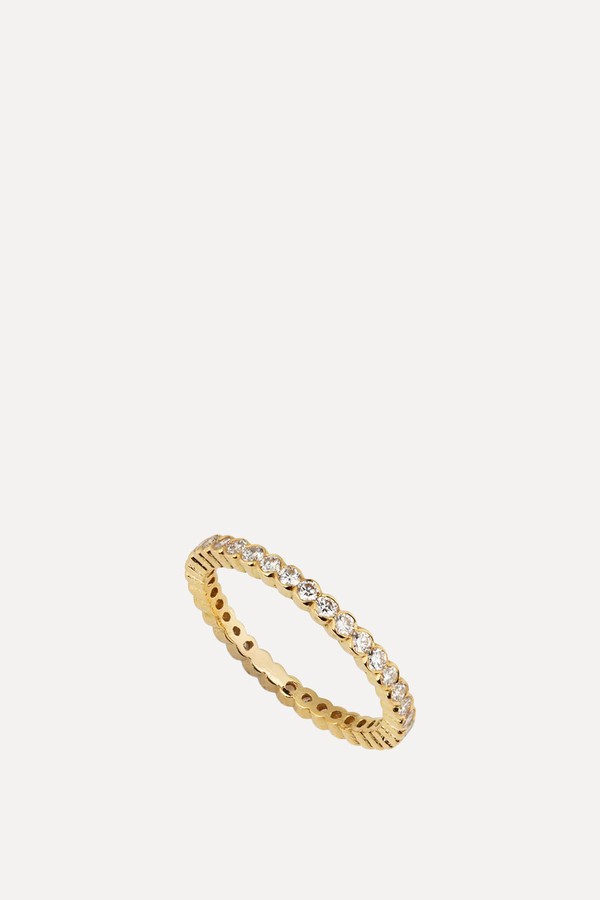 Scallop Set Full Eternity Ring from Jessie Thomas