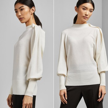 Sculptural Sleeve Jumper