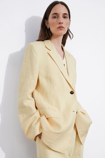 Fitted Linen Blazer, £135 | & Other Stories