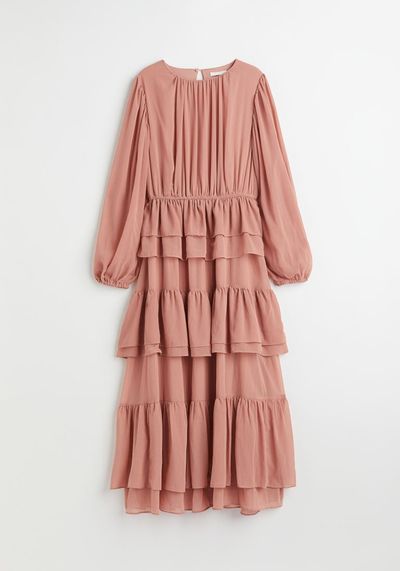 Chiffon Layered Maxi Dress