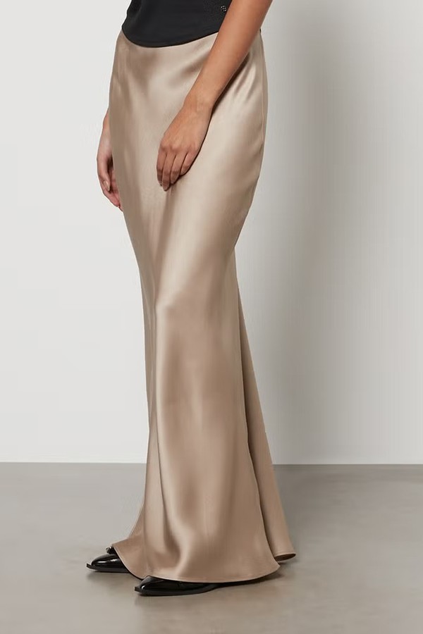 Cut Satin-Silk Maxi Skirt from Anine Bing