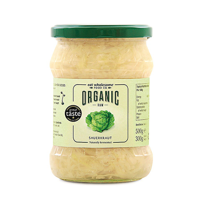 Raw Sauerkraut from Eat Wholesome