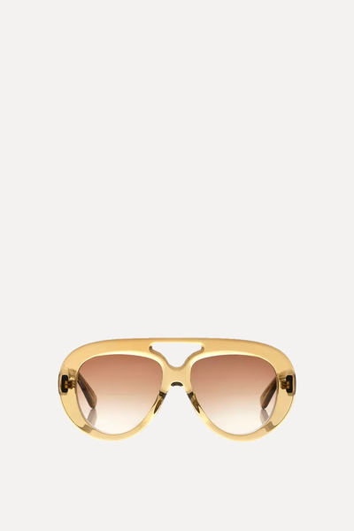 Round Spoiler Aviator Sunglasses from Loewe