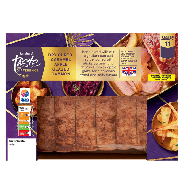 Bramley Apple & Salted Caramel Gammon from Sainsbury's