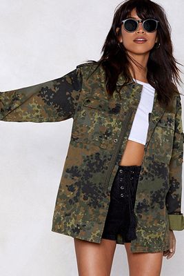 After Party Vintage Camo Jacket