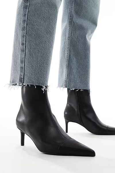 Rosalie Kitten Heel Mid Boots from ASOS