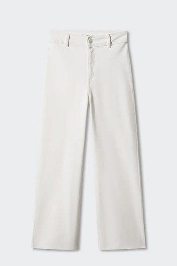 High Waist Culotte Jeans from Mango