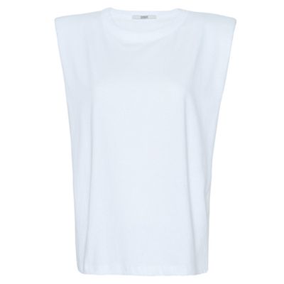 Eva Sleeveless Cotton-Jersey T-Shirt from Frankie Shop