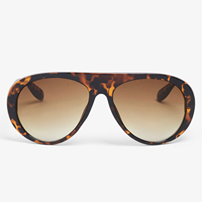 Tortoiseshell Aviator Sunglasses from Monki