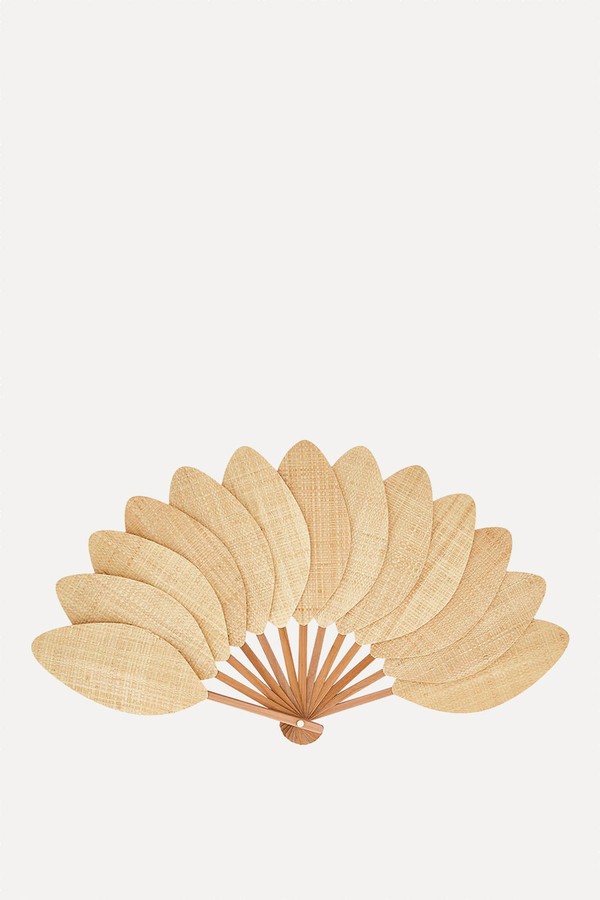 Raffia The Classic Format Fan from  Eva Ventai