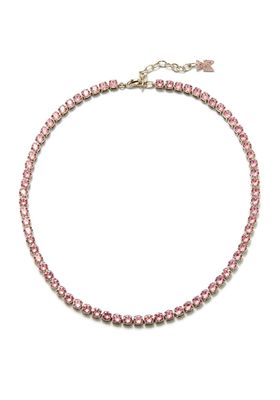Tennis Chain Crystal Necklace from Amina Muaddi