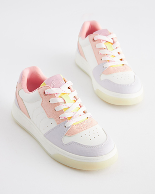 White Pastel Colour Mix Trainers, From £26 | Next