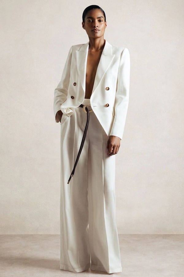 Dion Atelier Double Breasted Suit Blazer