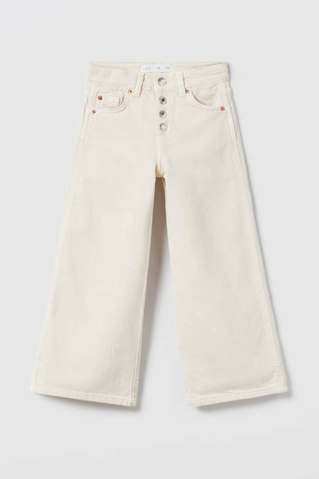 Coloured Wide Leg Jeans from Zara