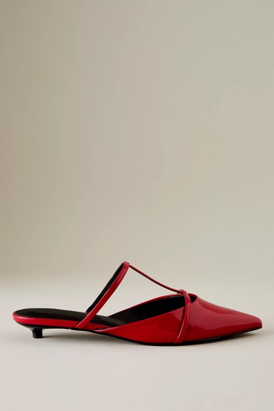 Clara T-Bar Pointed-Toe Mules from Charles & Keith