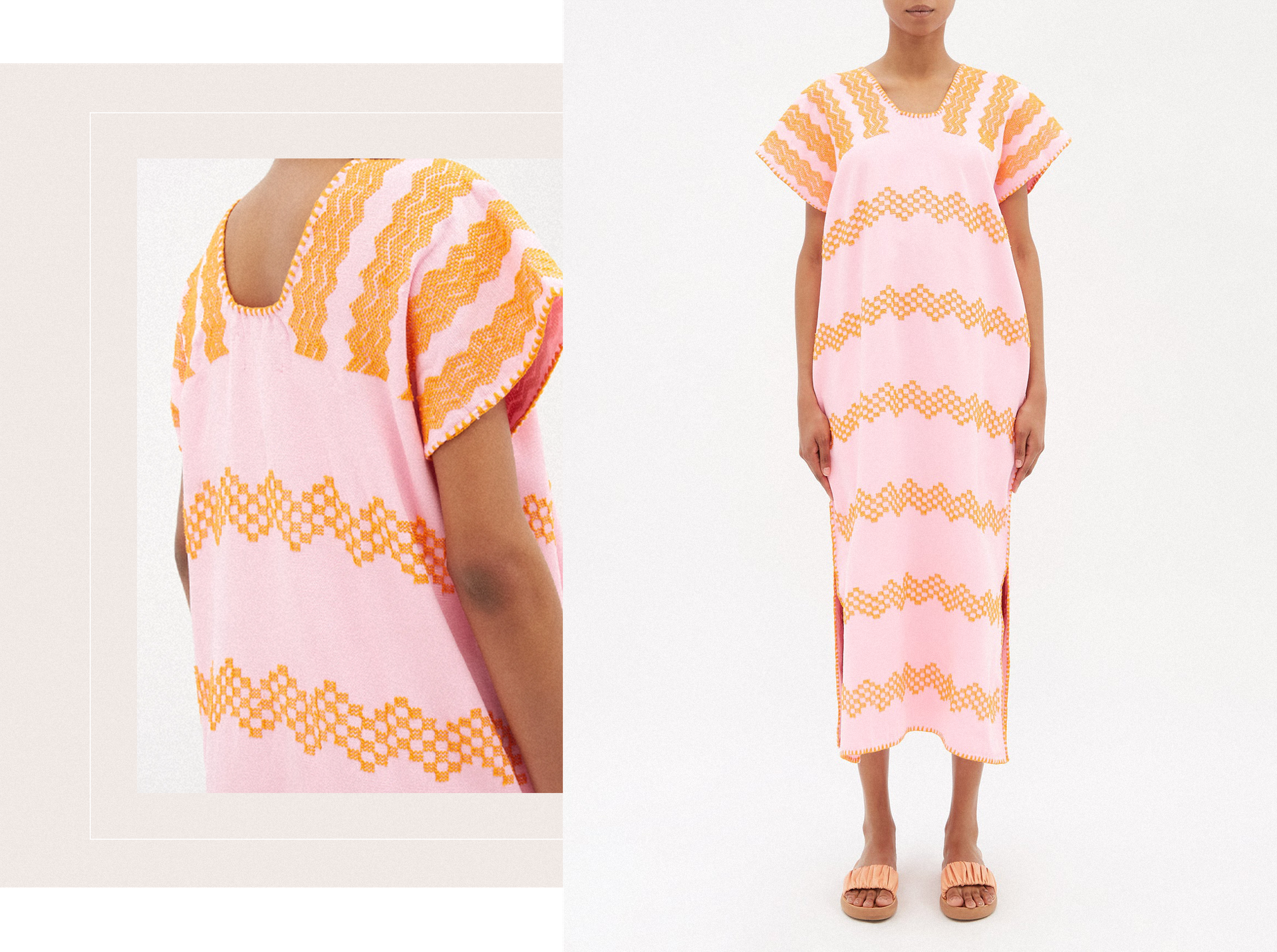 Embroidered Kaftan, £570 | Pippa Holt
