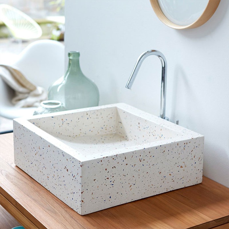 Pegase Confetti Terrazzo Washbasin from Tikamoon