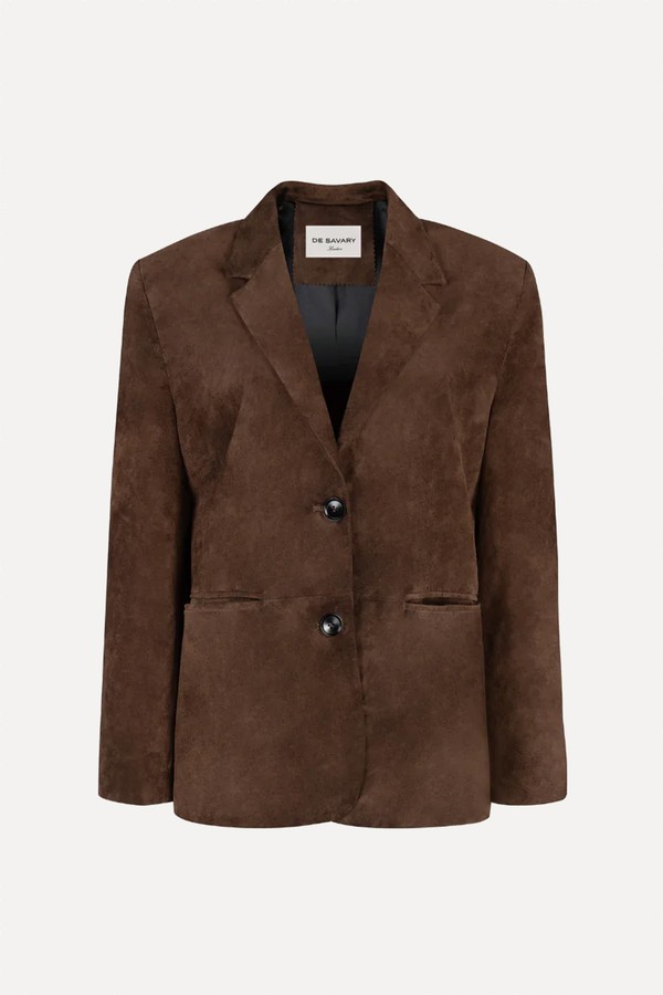 Suede Blazer from DE SAVARY LONDON